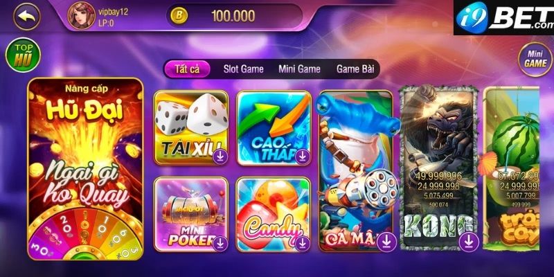 Các tựa game nổ hũ làm mưa làm gió tại nhà cái I9bet